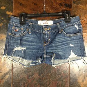 Hollister frayed Jean shorts